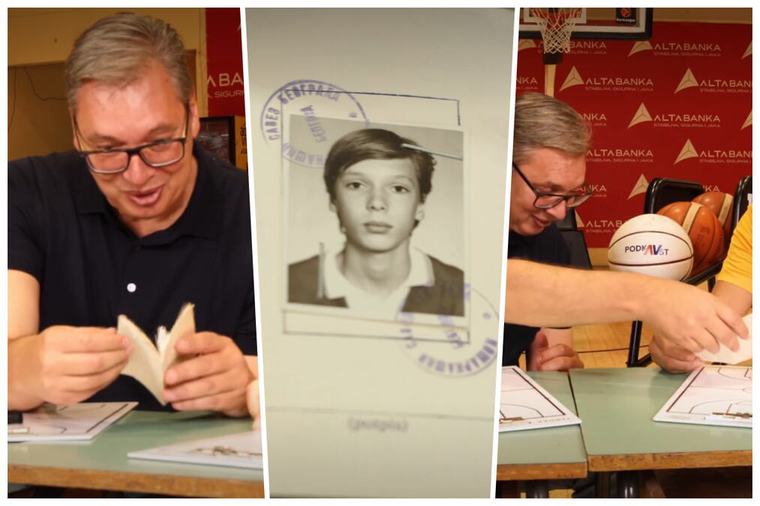 "TAKO SAM BIO MRŠAV KLINAC!" Vučić pokazao kako je izgledao sa 14 godina, Muta Nikolić sačuvao uspomenu staru više od četiri decenije (VIDEO)