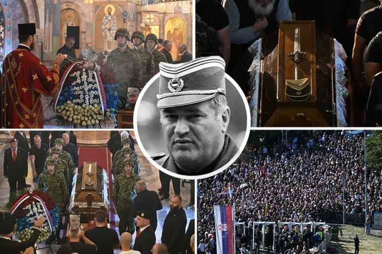 SAZNAJEMO! Više od 150.000 ljudi ispratilo generala Ratka Mladića na večni počinak! (FOTO)