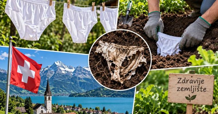 Švajcarci zakopali 2.000 pari gaća u zemlju i sačekali 2 meseca da vide šta će da se desi: Razlog je genijalan