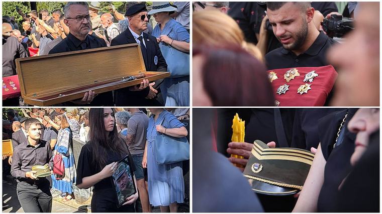 Unuka nosila sliku, sin Darko nosio oficirsku sablju: Ko je predvodio povorku Ratku Mladiću (Foto)