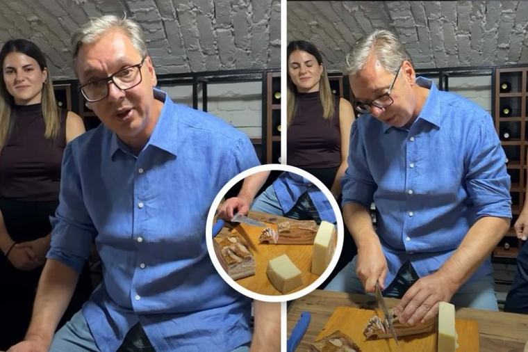 "VEČERAS SMO RADILI NA LISTI ZA POSLANIKE" Vučić sa mladima iz Vojvodine: Rešio sam da ih poslužim slaninicom (VIDEO)