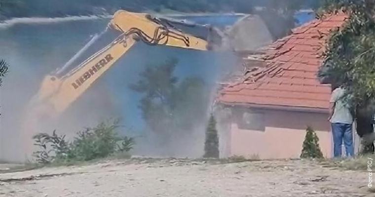 Prištinske vlasti nastavile rušenje objekata na jezeru Gazivode