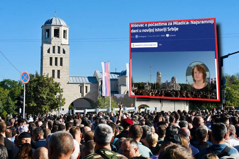 SMETA IM I MRTAV GENERAL! Blokaderi i na dan sahrane Ratka Mladića ne miruju, pljuju po državi, narodu i predsedniku Vučiću