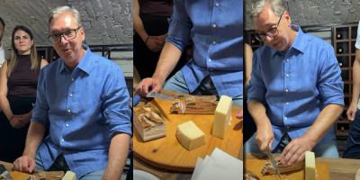Vučić okupio mlade iz Vojvodine, a onda je usledio hit potez: Rešio je da se "iskupi", pogledajte šta im je poslužio (VIDEO)