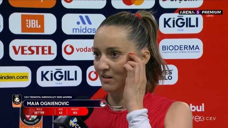 "Možda to pitanje nije za ovaj momenat": Maja Ognjenović nije mogla da veruje šta čuje posle osvojene bronze