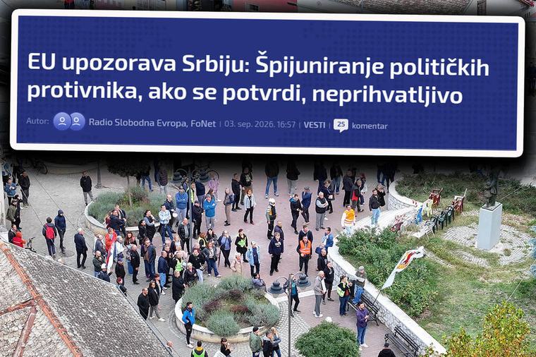 I EU LUPILA ŠAMAR BLOKADERIMA! Jasno rekli "ako se dokaže prisluškivanje"