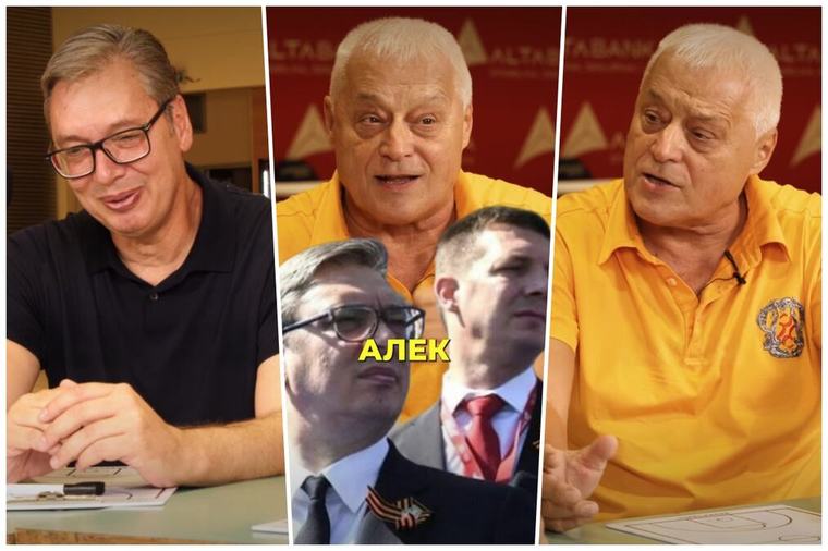 "POČNE BASKET, ON I BURAZER ROĐENI, ANDREJ I ALEK..." Predsednik objavio deo podkasta sa Mutom Nikolićem: Evo kako se završila igra braće Vučić (VIDEO)