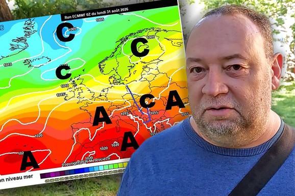 (MAPE) STIŽE PREDFRONTALNA NESTABILNOST Pogodiće OVE krajeve Srbije, a onda sledi skok temperatura IZNAD PROSEKA: Detaljna prognoza Marka Čubrila