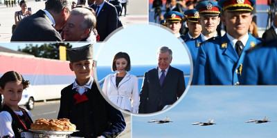 Svečani doček! Predsednik Uzbekistana stigao u Beograd (FOTO)