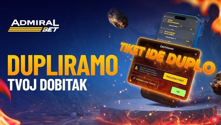 ADMIRALBET VEĆ DUPLIRA DOBITKE – DA LI JE SLEDEĆI TIKET VAŠ?