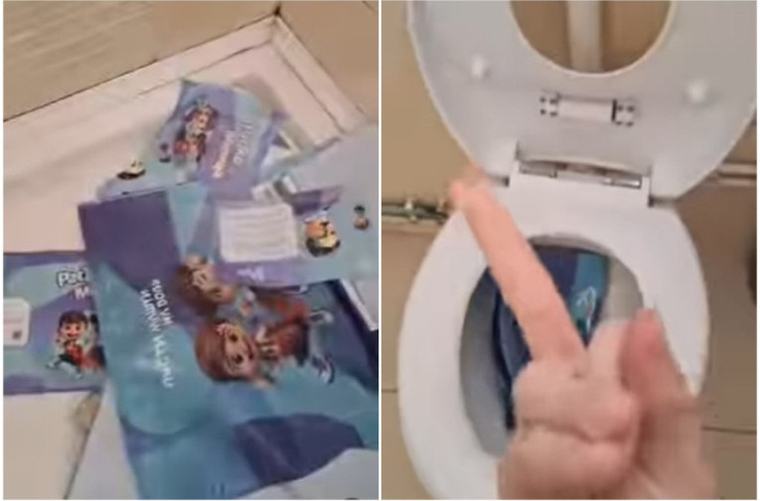 Dete gazi školski pribor, baca ga u WC šolju i psuje EXPO maskote; Ko je osnovca naučio ovakvom ponašanju?