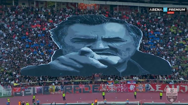 Koreografija Delija u čast Ratka Mladića: Ovako se Marakana oprostila od generala